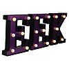 Northlight 6.5" LED Black and Purple EEK Halloween Marquee Sign Image 2
