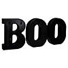 Northlight 6.5" Lighted Black and Gold BOO Halloween Marquee Sign Image 4