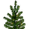Northlight 6.5' Pre-Lit Canadian Pine Slim Artificial Christmas Wall Tree - Clear Lights Image 3