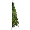 Northlight 6.5' Pre-Lit Canadian Pine Slim Artificial Christmas Wall Tree - Clear Lights Image 4