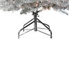 Northlight 6.5' Pre-Lit Full Silver Metallic Tinsel Artificial Christmas Tree - Clear Lights Image 3