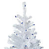 Northlight 6.5' Pre-Lit Woodbury White Pine Pencil Artificial Christmas Tree  Blue Lights Image 2