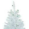 Northlight 6.5' Pre-Lit Woodbury White Pine Pencil Artificial Christmas Tree  Green Lights Image 2