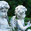 Northlight 6.5" Set of 4 Gray Cherub Angel Outdoor Garden Statues Image 3