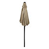 Northlight 6.5ft Outdoor Patio Market Umbrella with Hand Crank  Taupe Image 3