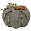 Northlight 6.75" Green Burlap Autumn Harvest Table Top Pumpkin Image 3