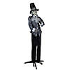 Northlight 6' Black and White Lighted and Animated Groom Halloween Decoration Image 2