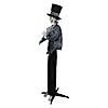 Northlight 6' Black and White Lighted and Animated Groom Halloween Decoration Image 3