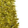 Northlight 6' Gold Tinsel Pop-Up Artificial Christmas Tree  Unlit Image 3