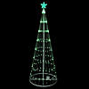 Northlight 6' Green LED Lighted Christmas Tree Show Cone Outdoor Decor Image 1