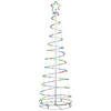 Northlight 6' LED Color Changing Multiple Function Outdoor Spiral Christmas Tree Image 1