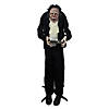 Northlight 6' Lighted Animated Scary Butler Standing Halloween Decoration Image 1