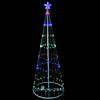 Northlight 6' Multi-Color LED Lighted Show Cone Christmas Tree Outdoor Decoration Image 1