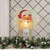 Northlight 6" Norman Rockwell 'Santa Claus' Glass Christmas Night Light Image 1