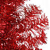 Northlight 6' Pencil Red Tinsel Artificial Christmas Tree - Unlit Image 1