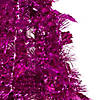 Northlight 6' Pink Tinsel Pop-Up Artificial Christmas Tree  Unlit Image 2