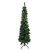 Northlight 6' Pre-Lit LED Pencil Northern Balsam Fir Artificial Christmas Tree - Multi Lights Image 1