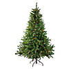 Northlight 6' Pre-Lit Medium Canadian Pine Artificial Christmas Tree - Multicolor Lights Image 1
