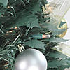 Northlight 6' Pre-Lit Silver and Gold Pre-Decorated Pop-Up Artificial Christmas Tree  Clear Lights Image 2