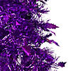 Northlight 6' Purple Tinsel Pop-Up Artificial Christmas Tree  Unlit Image 2