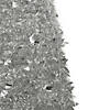Northlight 6' Silver Tinsel Pop-Up Artificial Christmas Tree  Unlit Image 2