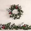 Northlight 6' x 10" Pre-Lit Decorated Green Pine Artificial Christmas Garland  Warm White LED Lights Image 1