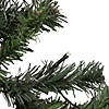 Northlight 6'  x 8" Pre-Lit Decorated Burgundy and Gold Pine Artificial Christmas Garland  Cool White LED Lights Image 2