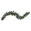 Northlight 6' x 9" Pre-Lit Decorated Frosted Pine and Pine Cone Artificial Christmas Garland Image 1