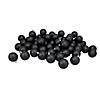 Northlight 60ct Jet Black Shatterproof Matte Christmas Ball Ornaments 2.5 inches 60mm Image 1
