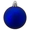 Northlight 60ct Royal Blue Shatterproof Matte Christmas Ball Ornaments 2.5" (60mm) Image 1