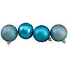 Northlight 60ct Turquoise Blue Shatterproof 4-Finish Christmas Ball Ornaments 2.5" (60mm) Image 2