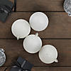 Northlight 60ct Winter White Shatterproof 4-Finish Christmas Ball Ornaments 2.5" (60mm) Image 1