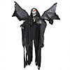 Northlight 66" Pre-Lit Black and Red Sonic Skeletal Reaper with Wings Halloween Decor Image 1