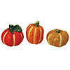 Northlight 6pc Fall Ceramic Pumpkins Set Image 2