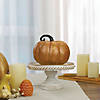 Northlight 7.5" Gold and Orange Textured Pumpkin Fall Decoration Image 1