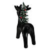 Northlight 7.5" LED Lighted Ceramic Standing Reindeer with Christmas Tree  Warm White Lights Image 3