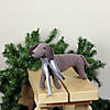 Northlight 7.5" Plush Brown Dachshund Dog with Scarf Christmas Decoration Image 2