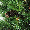 Northlight 7.5' Pre-Lit Green Medium Pine Artificial Christmas Tree - Clear Lights Image 1