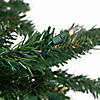 Northlight 7.5' Pre-Lit Green Spruce Artificial Upside Down Christmas Tree - Clear Lights Image 1