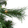 Northlight 7.5' Pre-Lit Slim Canyon Pine Half Wall Artificial Christmas Tree - Clear Lights Image 3