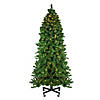 Northlight 7.5' Pre-Lit Slim Olympia Pine Artificial Christmas Tree - Warm White Lights Image 1