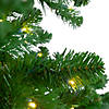 Northlight 7.5' Pre-Lit Slim Olympia Pine Artificial Christmas Tree - Warm White Lights Image 2