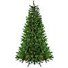 Northlight 7.5' Pre-Lit Slim Waterton Spruce Artificial Christmas Tree - Clear Lights Image 1