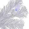Northlight 7.5' Pre-Lit White Winston Pine Artificial Christmas Tree - Multi LED Lights Image 3