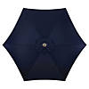 Northlight 7.5ft Outdoor Patio Market Umbrella with Hand Crank  Navy Blue Image 2