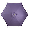 Northlight 7.5ft Outdoor Patio Market Umbrella with Hand Crank  Purple Image 2