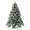 Northlight 7' Flocked Angel Pine Artificial Christmas Tree - Unlit Image 1