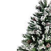 Northlight 7' Flocked Angel Pine Artificial Christmas Tree - Unlit Image 2