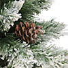Northlight 7' Flocked Angel Pine Artificial Christmas Tree - Unlit Image 1