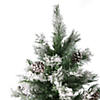 Northlight 7' Flocked Angel Pine Artificial Christmas Tree - Unlit Image 3